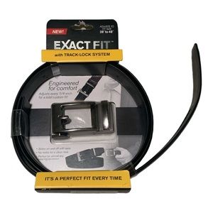 Exact Fit Men’s Belt with Track-Lock System - Always the right size!